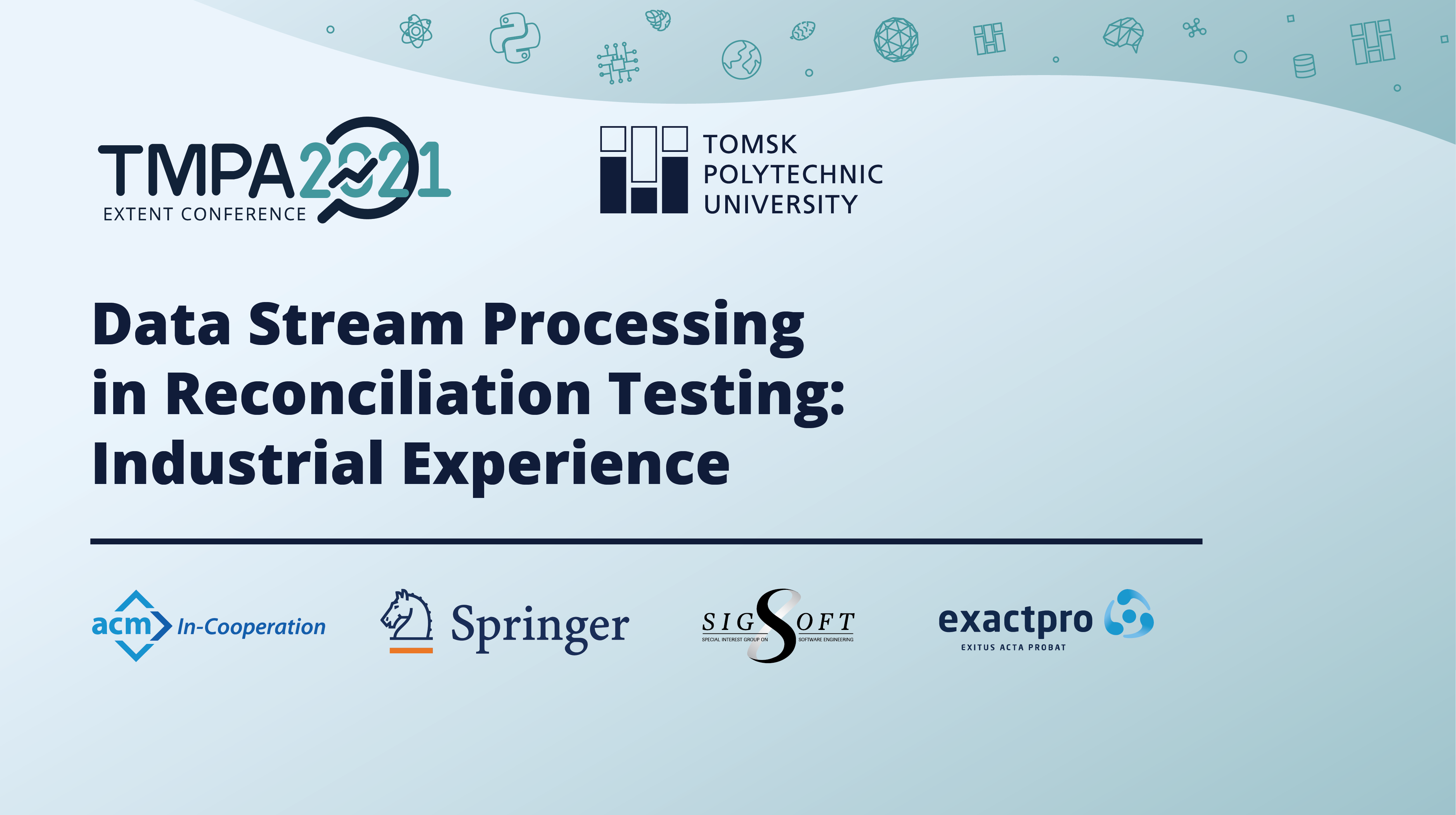 Data Stream Processing in Reconciliation Testing: Industrial Experience