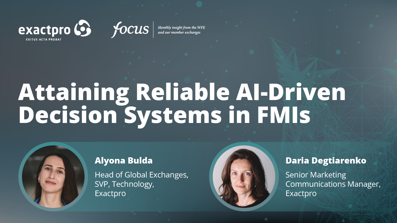 Attaining Reliable AI-Driven Decision Systems in FMIs